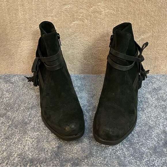 NWOT B.O.C. Leather zip ankle booties low heel - Picture 8 of 8